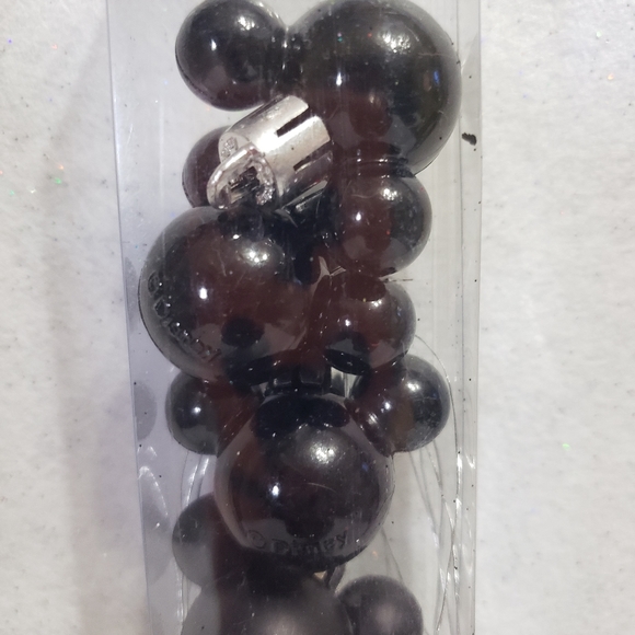 Disney Mickey Mini Xmas tree ornaments 8pz Black - Picture 5 of 7